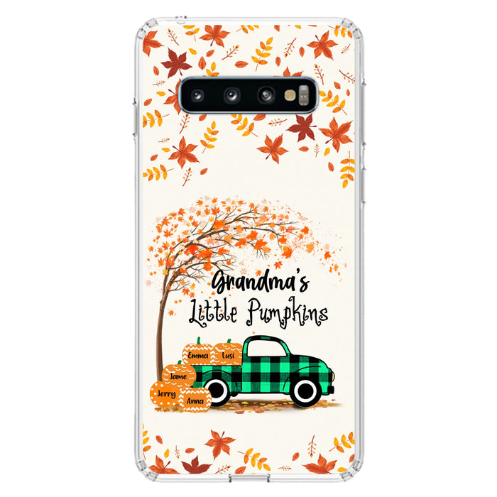 Custom Personalized Autumn Grandma's Pumpkins Phone Case - Gift For Grandma - Grandma's Little Pumpkins - Case For iPhone And Samsung