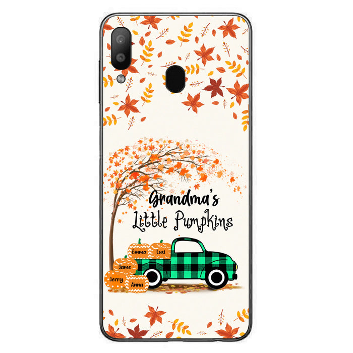 Custom Personalized Autumn Grandma's Pumpkins Phone Case - Gift For Grandma - Grandma's Little Pumpkins - Case For iPhone And Samsung