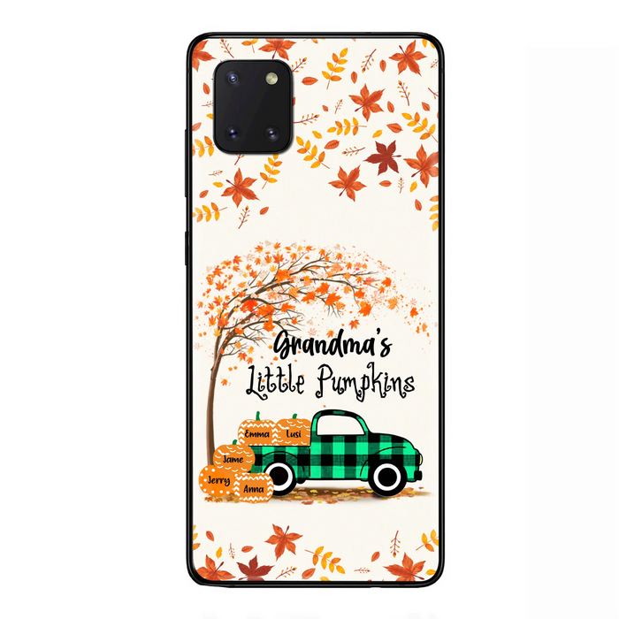 Custom Personalized Autumn Grandma's Pumpkins Phone Case - Gift For Grandma - Grandma's Little Pumpkins - Case For iPhone And Samsung
