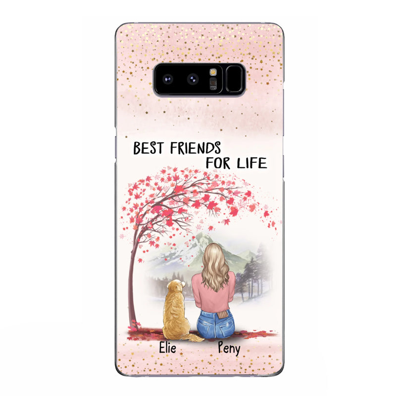 Personalized Pet Mom Phone Case - Mom With Upto 5 Pets - Best Friends For Life