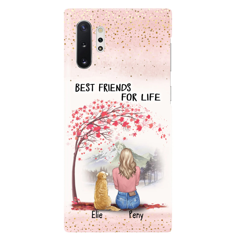 Personalized Pet Mom Phone Case - Mom With Upto 5 Pets - Best Friends For Life