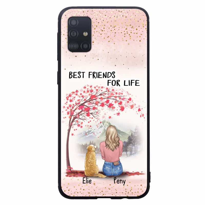 Personalized Pet Mom Phone Case - Mom With Upto 5 Pets - Best Friends For Life