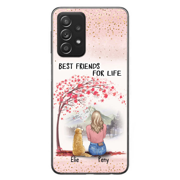 Personalized Pet Mom Phone Case - Mom With Upto 5 Pets - Best Friends For Life