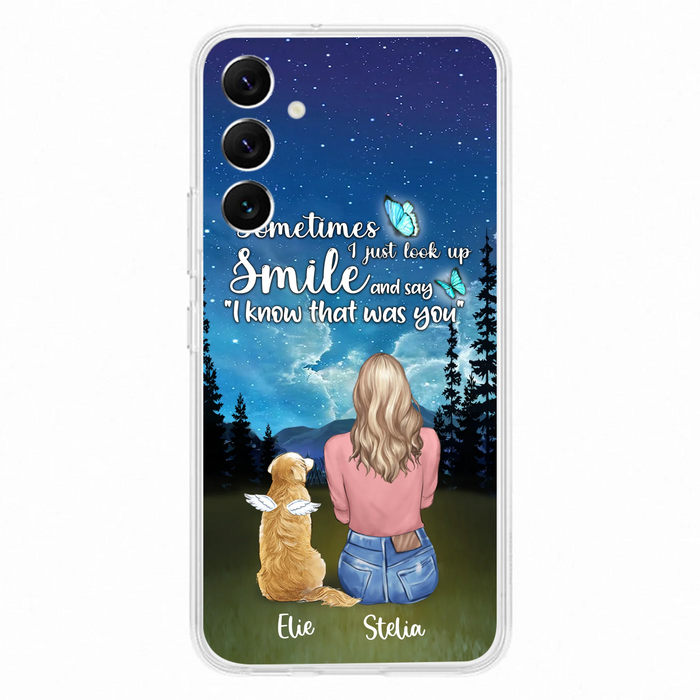 Custom Personalized Lost Pet Mom Phone Case - Girl With Upto 4 Pets - Phone Case For iPhone and Samsung - PU2YLV