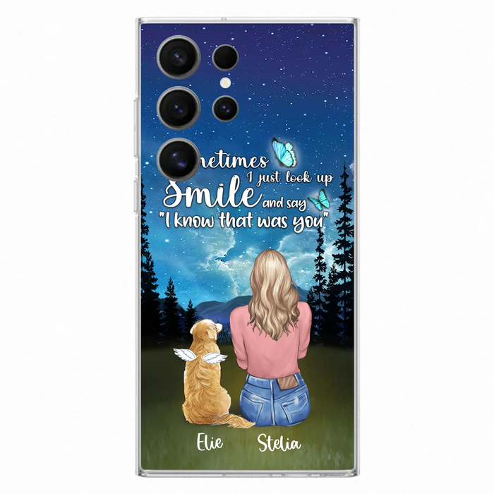 Custom Personalized Lost Pet Mom Phone Case - Girl With Upto 4 Pets - Phone Case For iPhone and Samsung - PU2YLV