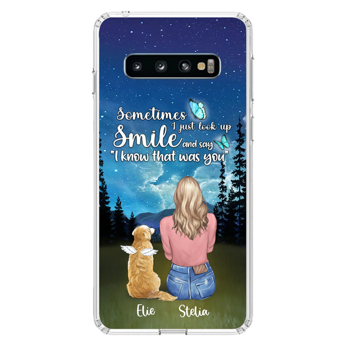 Custom Personalized Lost Pet Mom Phone Case - Girl With Upto 4 Pets - Phone Case For iPhone and Samsung - PU2YLV