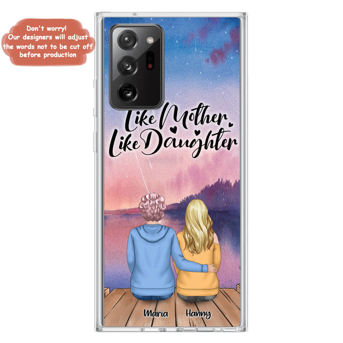 Custom Personalized Mom Phone Case - Gifts For Dog Lovers With Upto 3 Dogs - Like Mother Like Daughter