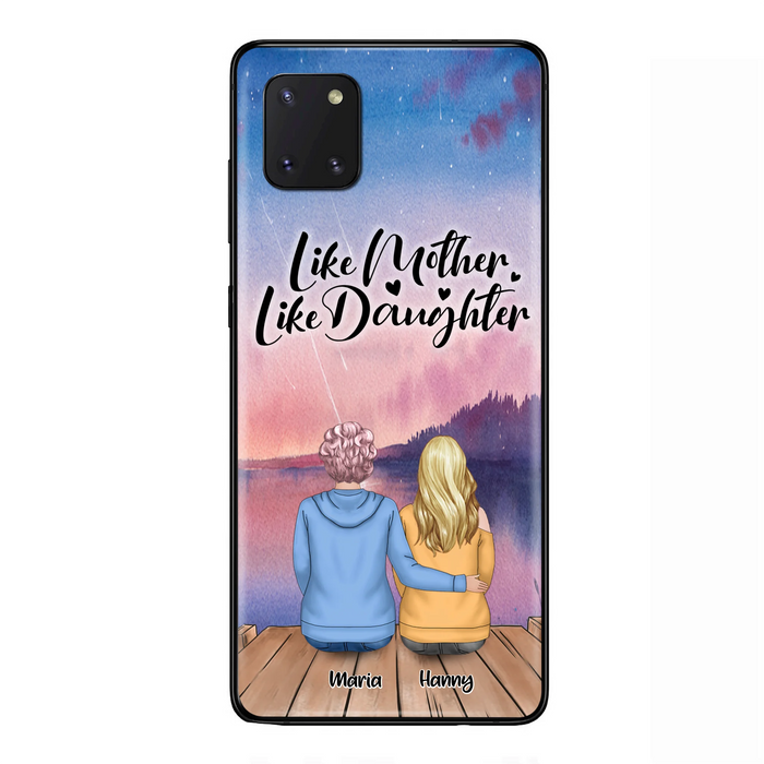Custom Personalized Mom Phone Case - Gifts For Dog Lovers With Upto 3 Dogs - Like Mother Like Daughter