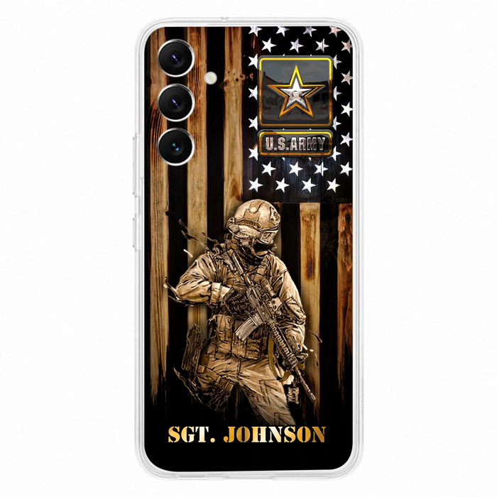Custom Personalized Veteran Phone Case - Gift Idea For Veteran/ Soldier - Case For iPhone And Samsung