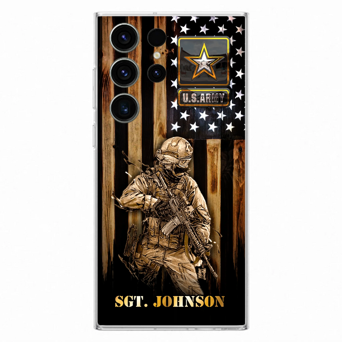 Custom Personalized Veteran Phone Case - Gift Idea For Veteran/ Soldier - Case For iPhone And Samsung