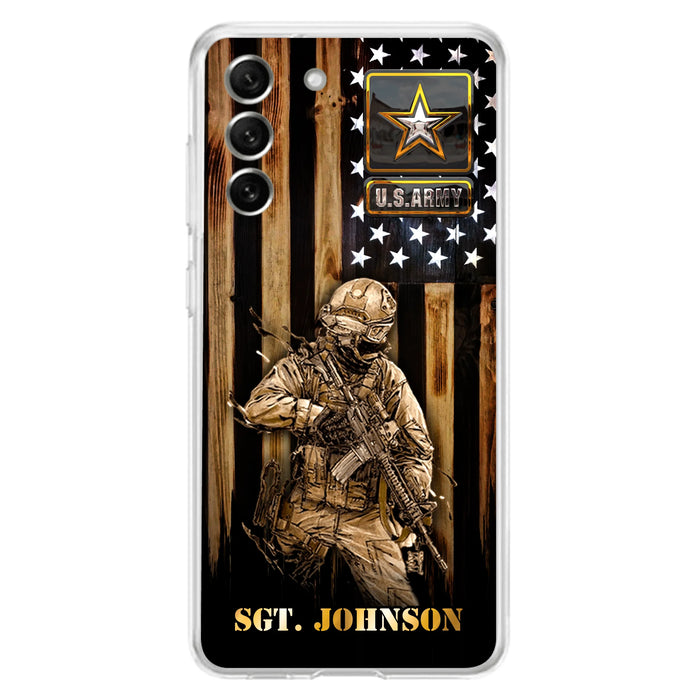 Custom Personalized Veteran Phone Case - Gift Idea For Veteran/ Soldier - Case For iPhone And Samsung