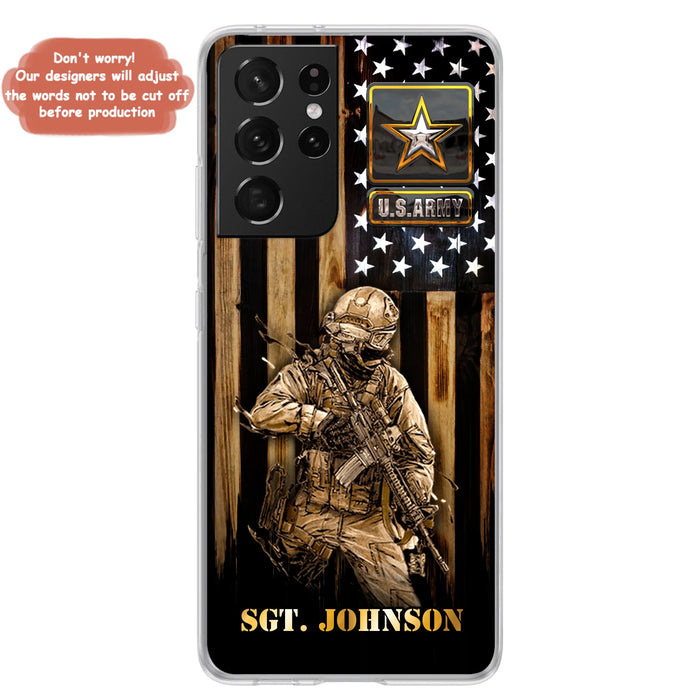 Custom Personalized Veteran Phone Case - Gift Idea For Veteran/ Soldier - Case For iPhone And Samsung