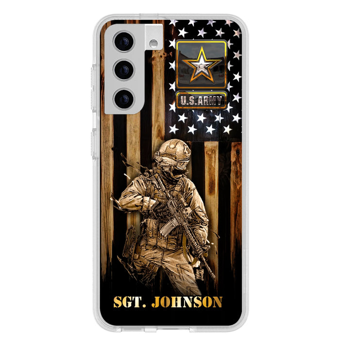 Custom Personalized Veteran Phone Case - Gift Idea For Veteran/ Soldier - Case For iPhone And Samsung