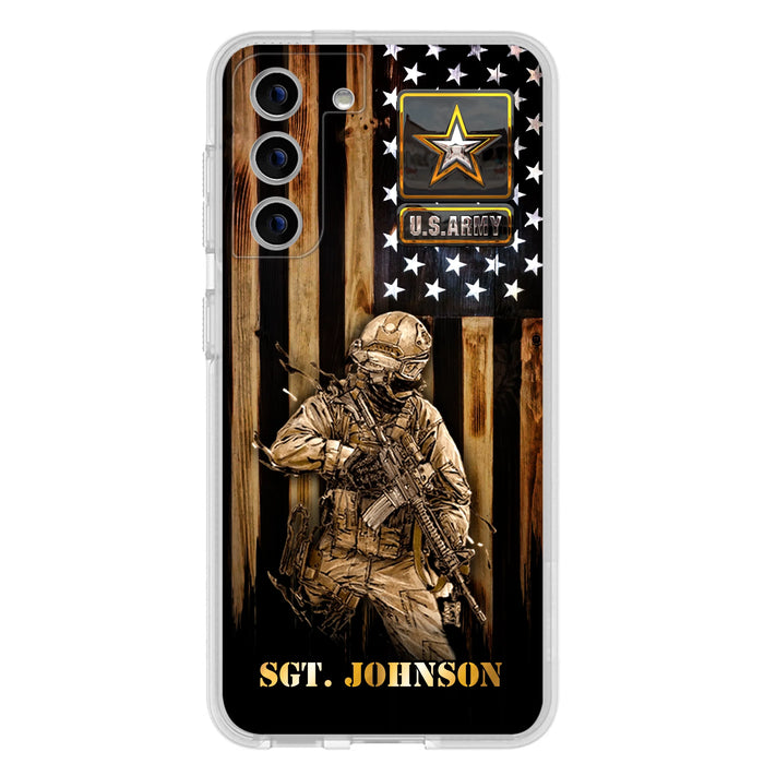 Custom Personalized Veteran Phone Case - Gift Idea For Veteran/ Soldier - Case For iPhone And Samsung