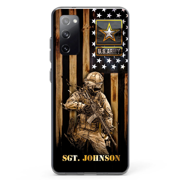 Custom Personalized Veteran Phone Case - Gift Idea For Veteran/ Soldier - Case For iPhone And Samsung