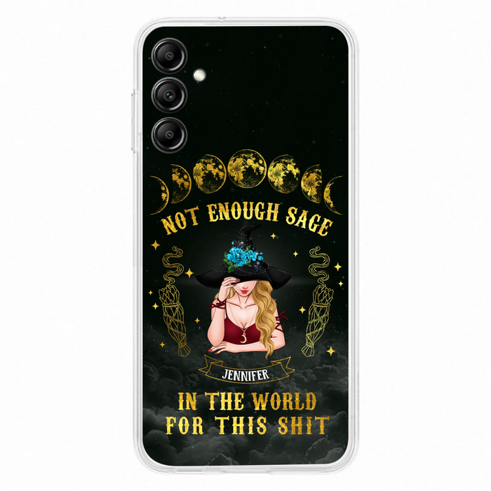 Custom Personalized Witch Phone Case - Gift For Halloween/Witch - Not Enough Sage In The World - Case for iPhone/Samsung