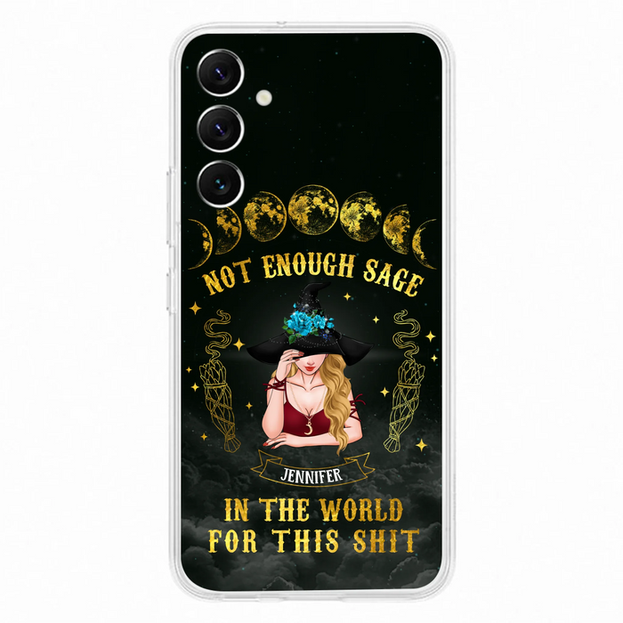 Custom Personalized Witch Phone Case - Gift For Halloween/Witch - Not Enough Sage In The World - Case for iPhone/Samsung