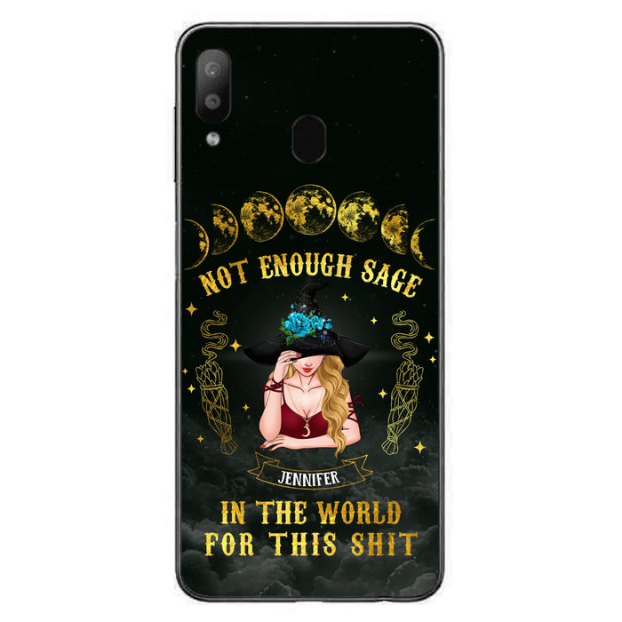 Custom Personalized Witch Phone Case - Gift For Halloween/Witch - Not Enough Sage In The World - Case for iPhone/Samsung