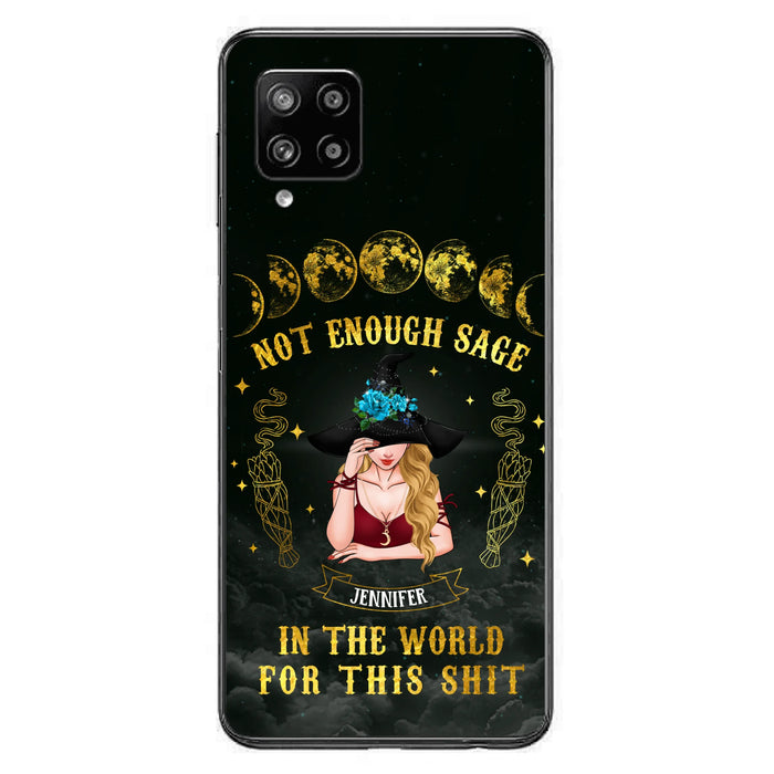 Custom Personalized Witch Phone Case - Gift For Halloween/Witch - Not Enough Sage In The World - Case for iPhone/Samsung