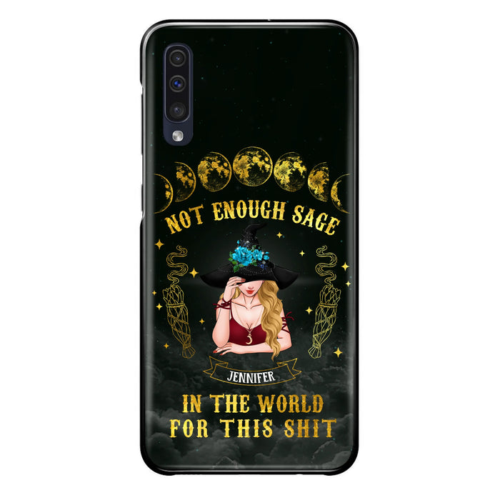 Custom Personalized Witch Phone Case - Gift For Halloween/Witch - Not Enough Sage In The World - Case for iPhone/Samsung