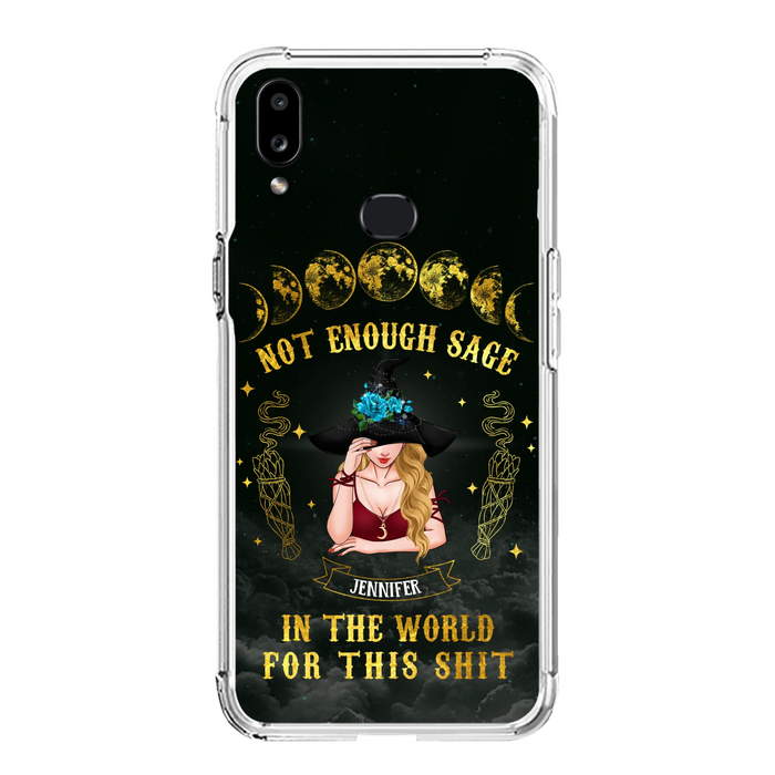 Custom Personalized Witch Phone Case - Gift For Halloween/Witch - Not Enough Sage In The World - Case for iPhone/Samsung