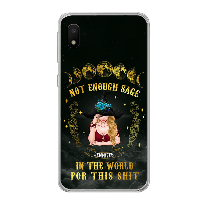 Custom Personalized Witch Phone Case - Gift For Halloween/Witch - Not Enough Sage In The World - Case for iPhone/Samsung