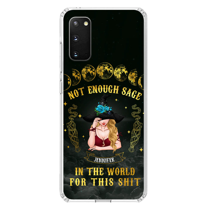 Custom Personalized Witch Phone Case - Gift For Halloween/Witch - Not Enough Sage In The World - Case for iPhone/Samsung