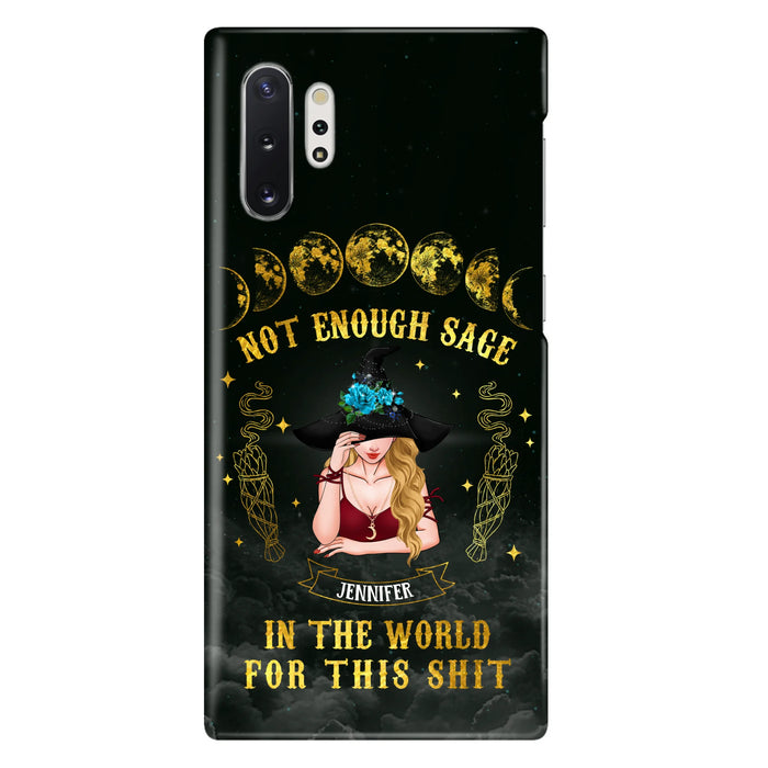 Custom Personalized Witch Phone Case - Gift For Halloween/Witch - Not Enough Sage In The World - Case for iPhone/Samsung