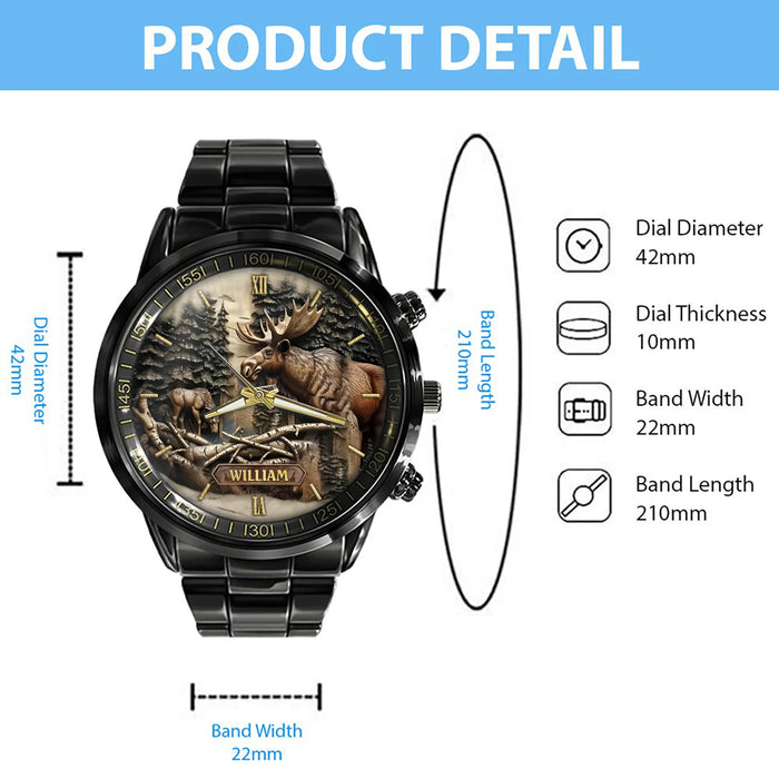 Personalized Hunting Watch - Gift Idea For Hunting Lover/Dad/Christmas