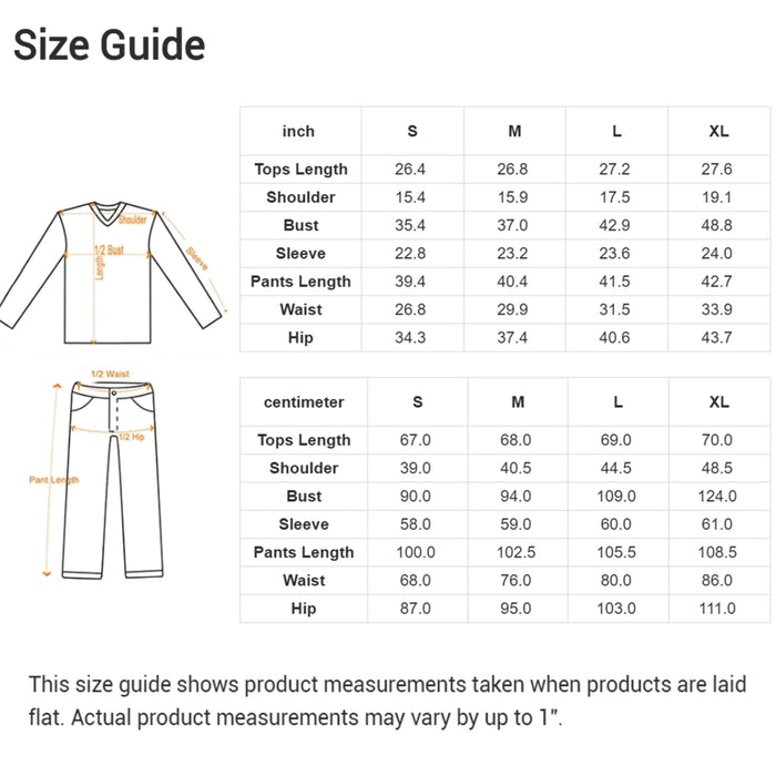 Size Guide WSY