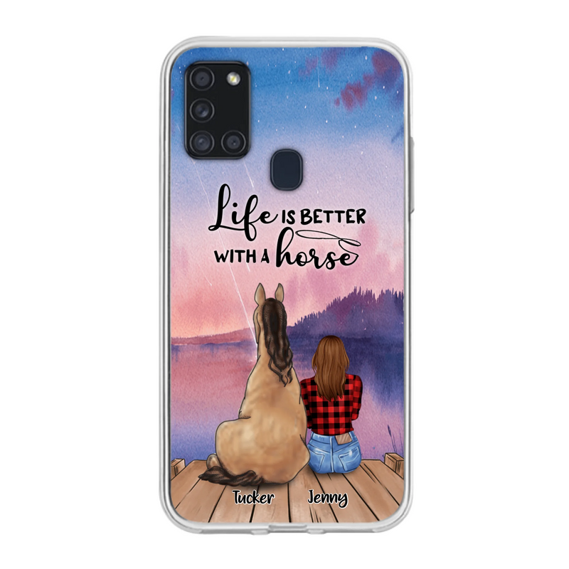 Personalized Horse/Dog Mom Phone Case - Upto 2 Horses and 3 Dogs - 9AGKN2