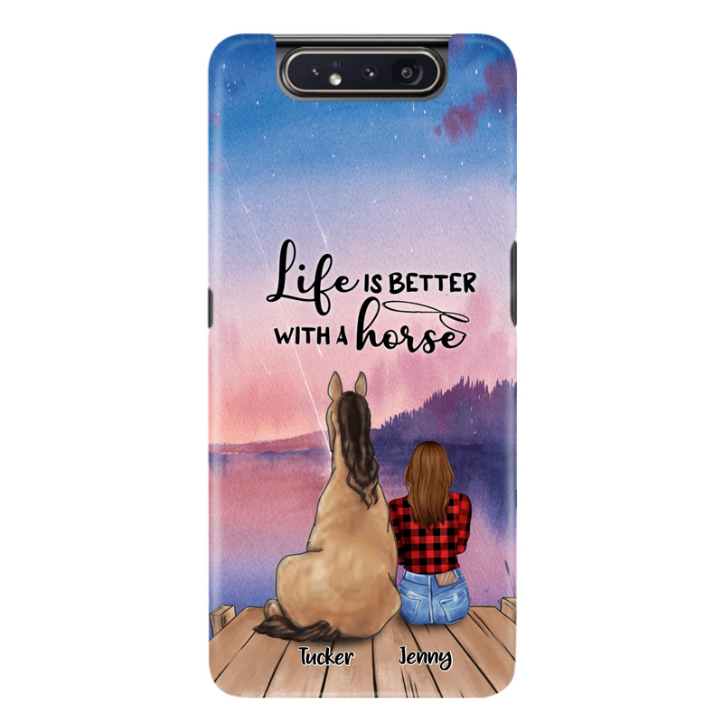 Personalized Horse/Dog Mom Phone Case - Upto 2 Horses and 3 Dogs - 9AGKN2
