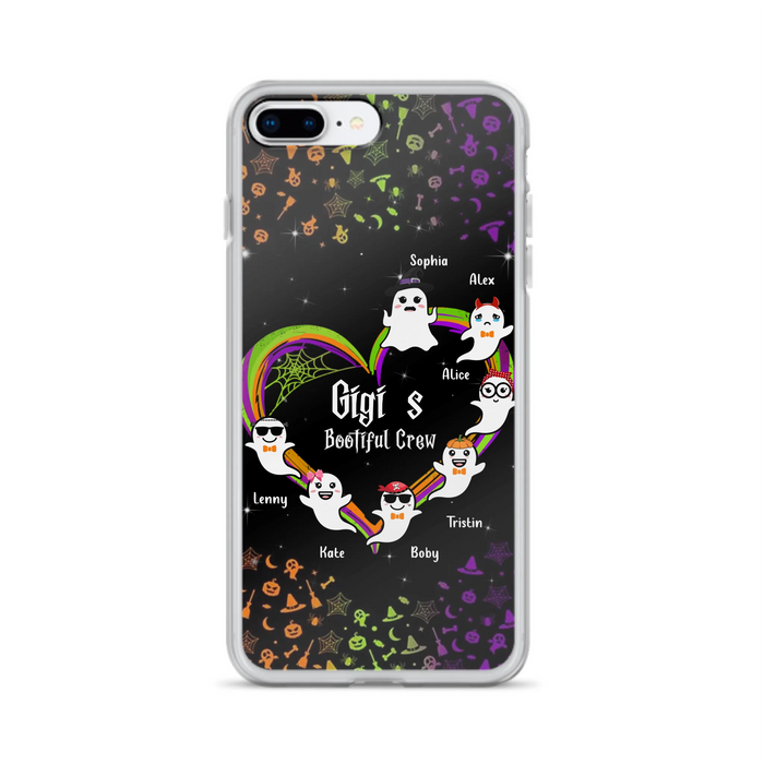 Custom Personalized Gigi's Bootiful Crew Phone Case - Halloween Gift for Grandma - Up to 7 Grandkids - Case For iPhone And Samsung