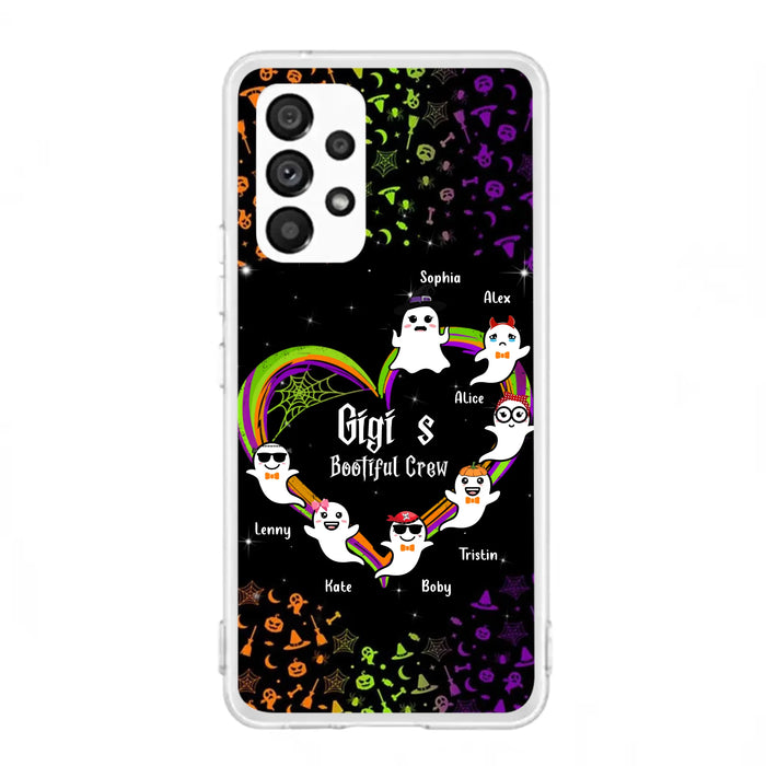 Custom Personalized Gigi's Bootiful Crew Phone Case - Halloween Gift for Grandma - Up to 7 Grandkids - Case For iPhone And Samsung