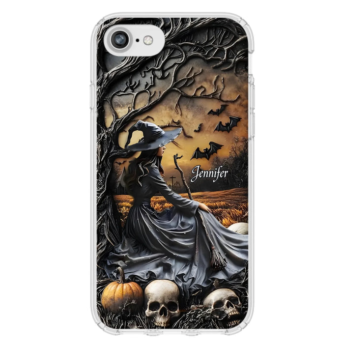 Custom Personalized Witch Phone Case For iPhone/ Samsung- Halloween/ Birthday Gift Idea For Yourself, Women, Witch Lovers