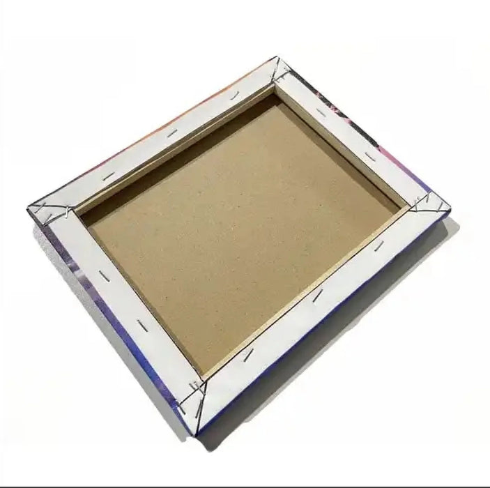 Personalized Street Sign In Red Truck Background Canvas - Gift Idea For Family - Up to 9 Members