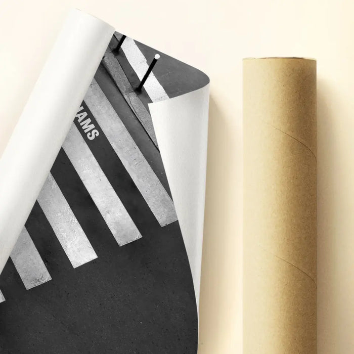 Personalized Crosswalk Street Poster – Custom Names, Date & Location – Unique Anniversary Gift, Wedding Gift, Valentine’s Day