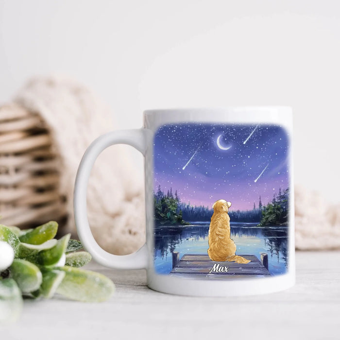Personalized Pet Coffee Mug – Custom Up to 6 Pets – Pet Night Sky Mug – Gift for Pet Lovers