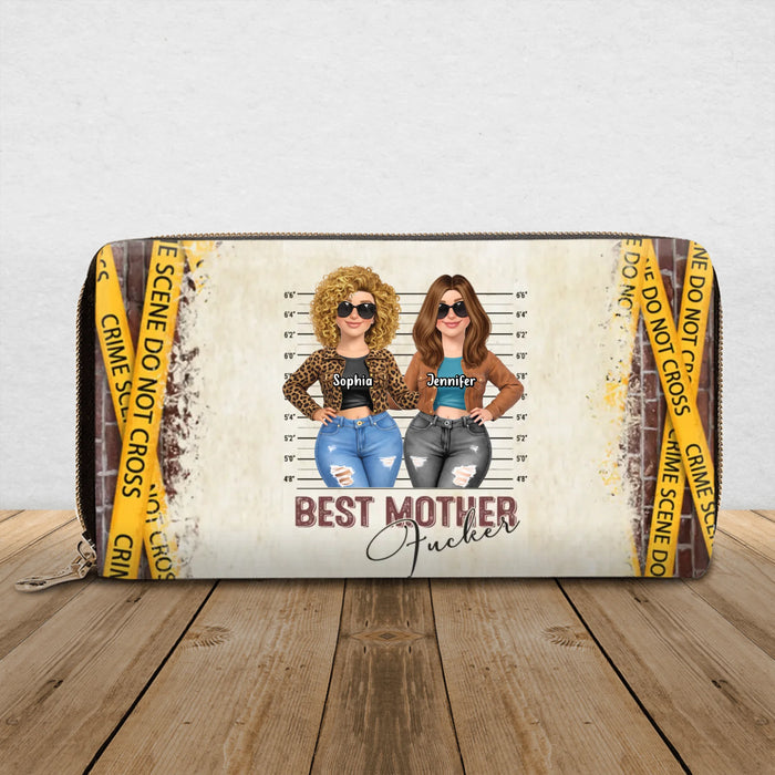 Personalized “Best Mother F*cker” Long Wallet – Funny Custom Mom and Daughter – Mother’s Day, Birthday & Best Friend Gift