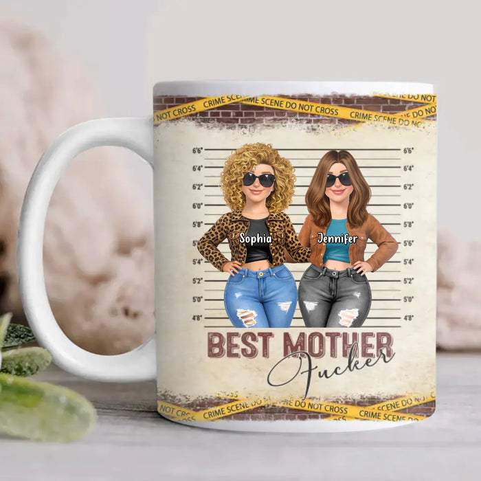 Personalized “Best Mother F*cker” Coffee Mug – Funny Custom Mom and Daughter – Mother’s Day, Birthday & Best Friend Gift