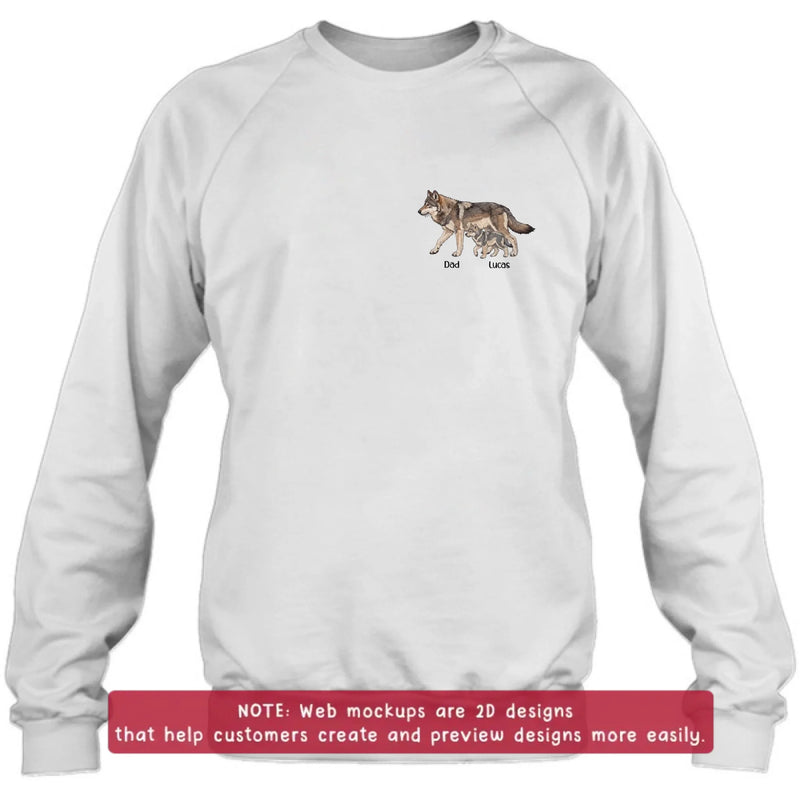 Personalized Dad Embroidered Shirt/ Hoodie - Meaningful Father's Day Gift - Up to 7 Kids