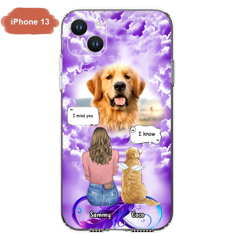 Custom Personalized Memorial Pet iPhone/ Samsung Case - Upload Photo - Memorial Gift Idea For Dog/Cat/Rabbit Lover
