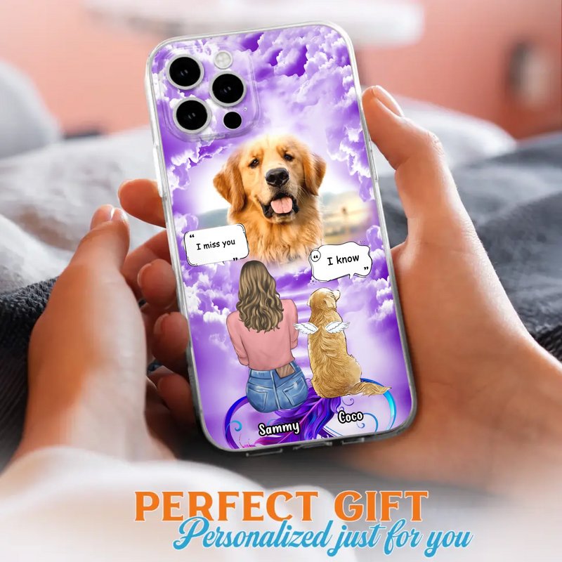 Custom Personalized Memorial Pet iPhone/ Samsung Case - Upload Photo - Memorial Gift Idea For Dog/Cat/Rabbit Lover