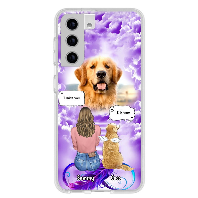 Custom Personalized Memorial Pet iPhone/ Samsung Case - Upload Photo - Memorial Gift Idea For Dog/Cat/Rabbit Lover