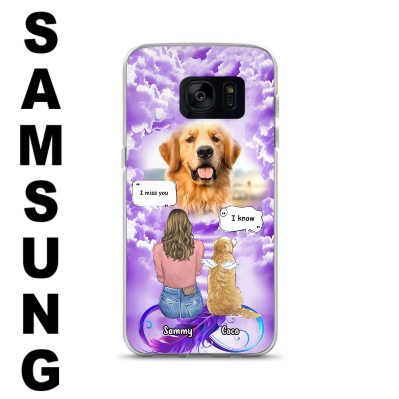 Custom Personalized Memorial Pet iPhone/ Samsung Case - Upload Photo - Memorial Gift Idea For Dog/Cat/Rabbit Lover