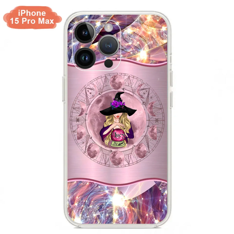 Personalized Witch Phone Case - Halloween Gift Idea For Witch Lovers - Case For iPhone/Samsung