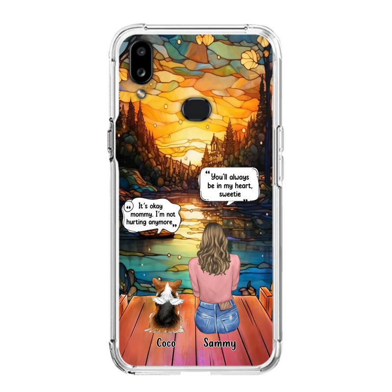 Personalized Memorial Pet Phone Case - Memorial Gift Idea For Dog/Cat/Rabbits Owners - You'll Always Be In My Heart, Sweetie - Case For iPhone/Samsung