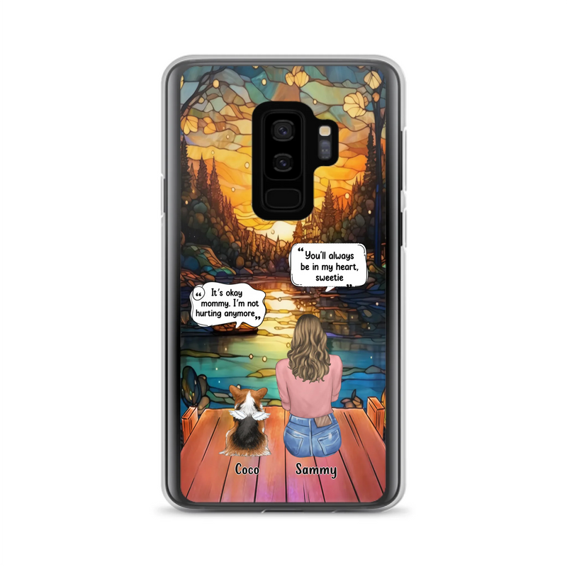 Personalized Memorial Pet Phone Case - Memorial Gift Idea For Dog/Cat/Rabbits Owners - You'll Always Be In My Heart, Sweetie - Case For iPhone/Samsung