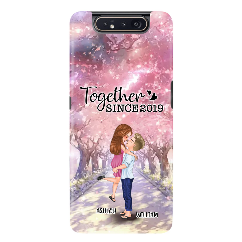 Personalized Couple Phone Case - Wedding/Anniversary Gift Idea for Couple - Together Since 2019 - Case For iPhone/Samsung