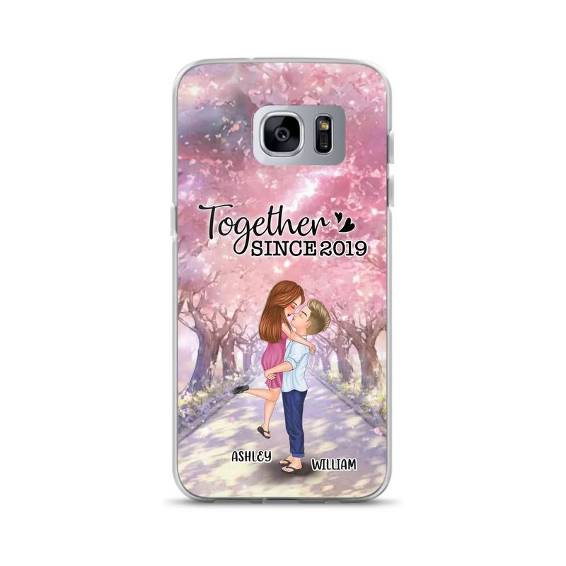 Personalized Couple Phone Case - Wedding/Anniversary Gift Idea for Couple - Together Since 2019 - Case For iPhone/Samsung